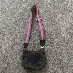 Koala Camouflage Heart Crossbody Bag